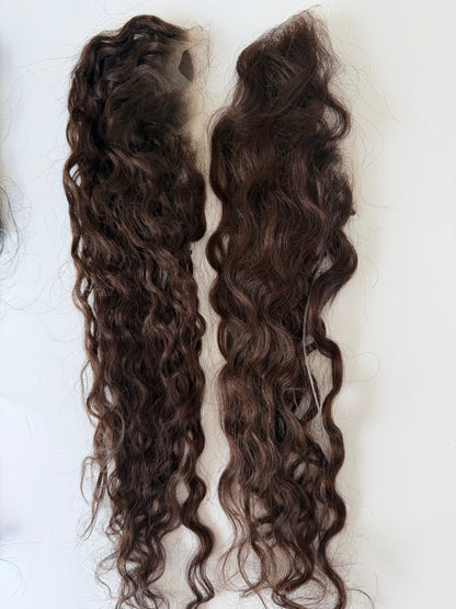 Curly Hairline Topper- Clip Free